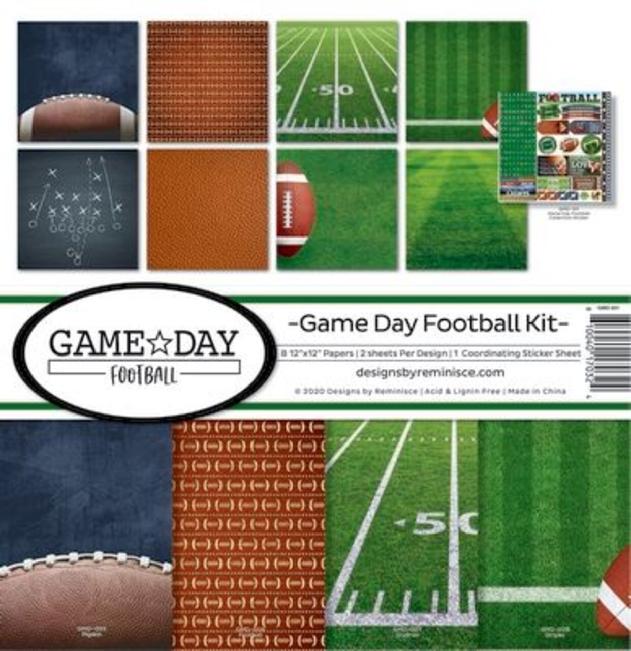 Reminisce Game Day Football Collection Kit Michaels reminisce-game-day-football-collection-kit-michaels